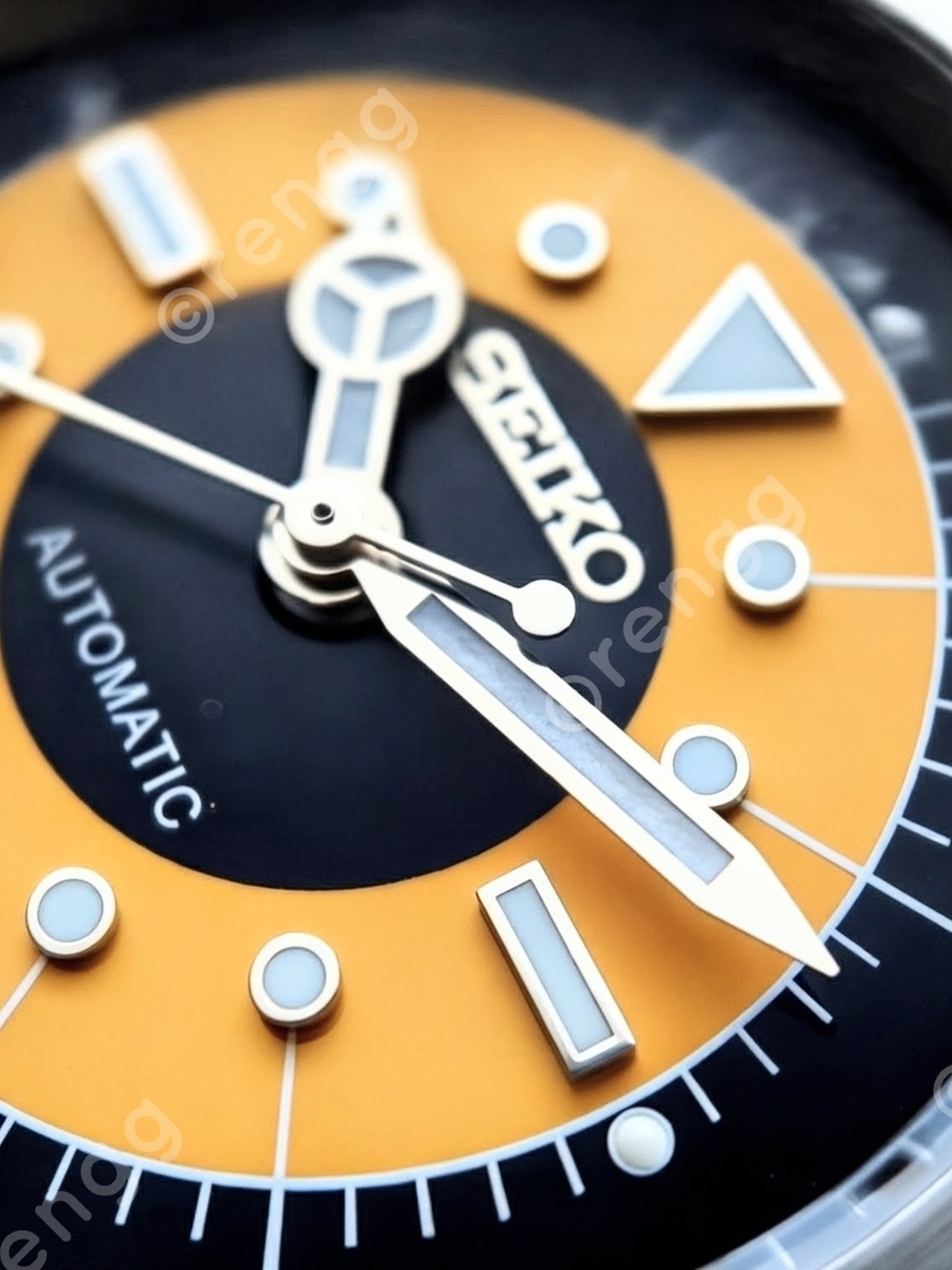 38mm DressWatch Seiko TMI VH31 "The Eye" Mod Watch Smooth Sweep Second Sapphire - Picture 11 of 12